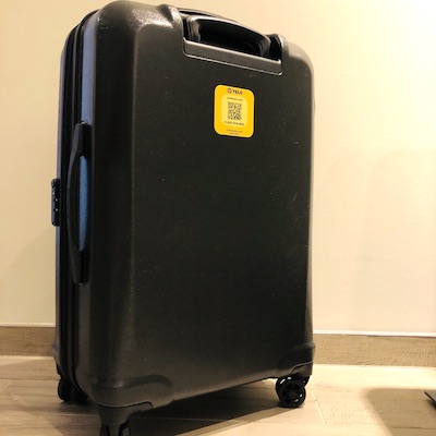 Valise protégée par le code QR Yelo